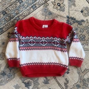 3/$24 Janie and jack fair isle sweater